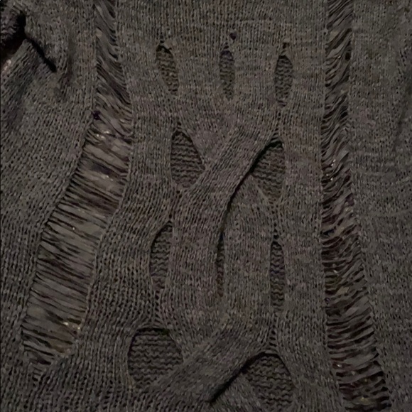 Buckle sweater distressed super cute worn once - Picture 3 of 3